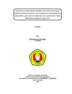 GEOLOGI DAN MEKANISME SEDIMENTASI LAPISAN BATUBARA FORMASI WARUKIN ...